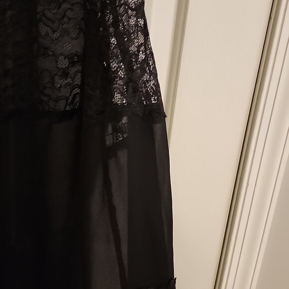 LOFT Black Sheer Top, Medium - Picture 5 of 9